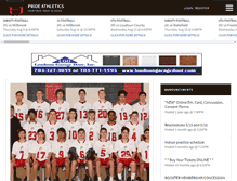 Tablet Screenshot of heritagepridesports.org
